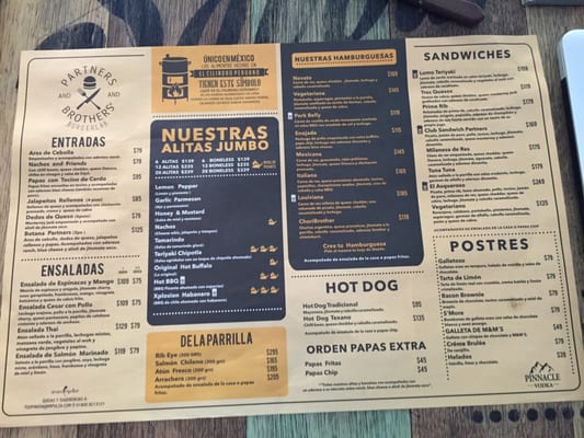 Menu photo 1 Partners and Brothers México, D.F., DIF Menu photo 1 Partners and Brothers México, D.F., DIF