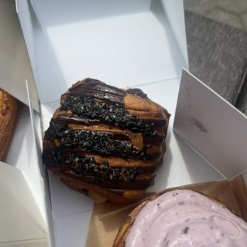 Somedays Bakery - black sesame tahini croissant - Bakeries Near Me - New York, New York