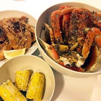 Karai Crab - Salt and pepper shrimp, snow crab and corn! - Seafood Near Me - Honolulu, Hawaii Karai Crab - Salt and pepper shrimp, snow crab and corn! - Seafood Near Me - Honolulu, Hawaii