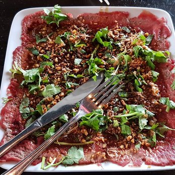 Indochine Kitchen - Butter Beef Carpaccio - Asian Fusion Near Me - Vancouver, British Columbia