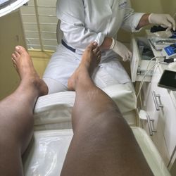 Doctor Feet - On the table for a pedicure