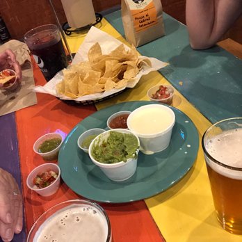 Chubby's Tacos - Chips, guacamole, queso, cervezas - mmmmmm - Desserts Near Me - Durham, North Carolina