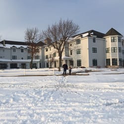 Oakwood Resort - While standing on a frozen lake...