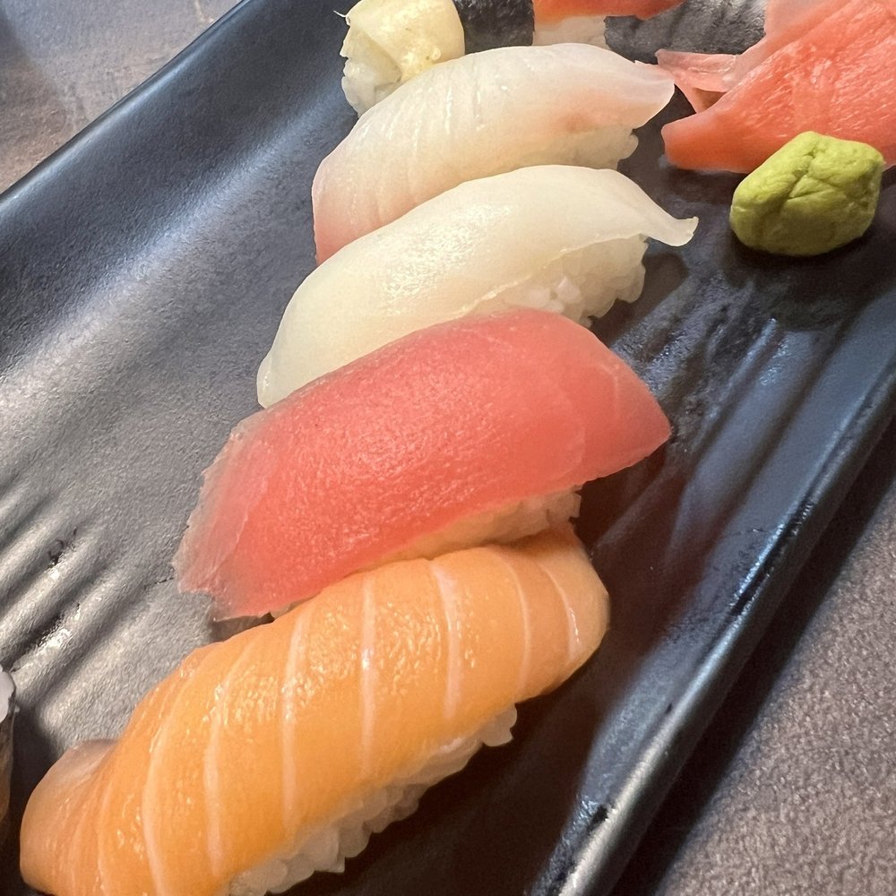 Sushi Village - Salmon, Tuna, White Tuna, Snapper, and Hokkigai Nigiri - Sushi Bars Near Me - Harrisonburg, Virginia Sushi Village - Salmon, Tuna, White Tuna, Snapper, and Hokkigai Nigiri - Sushi Bars Near Me - Harrisonburg, Virginia