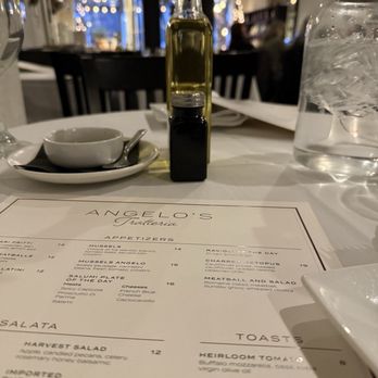 Angelo’s Trattoria - Table setting - Italian Near Me - Bordentown, New Jersey Angelo’s Trattoria - Table setting - Italian Near Me - Bordentown, New Jersey