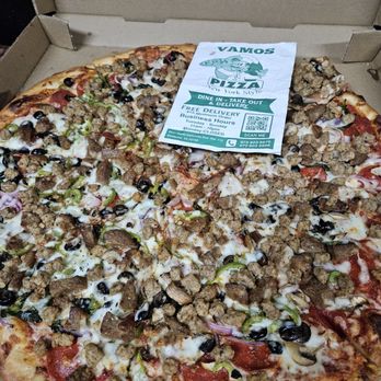 Vamos Pizza - 20 " Custom Pizza! The best in DFW!The most wonderful people run & own it! You can taste it in every bite!!  Four     up! - Pizza Near Me - Mesquite, Texas