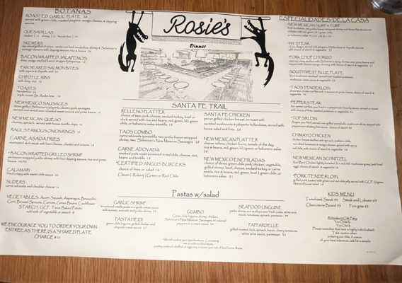 Menu photo 4 Rosie’s Phoenix, AZ