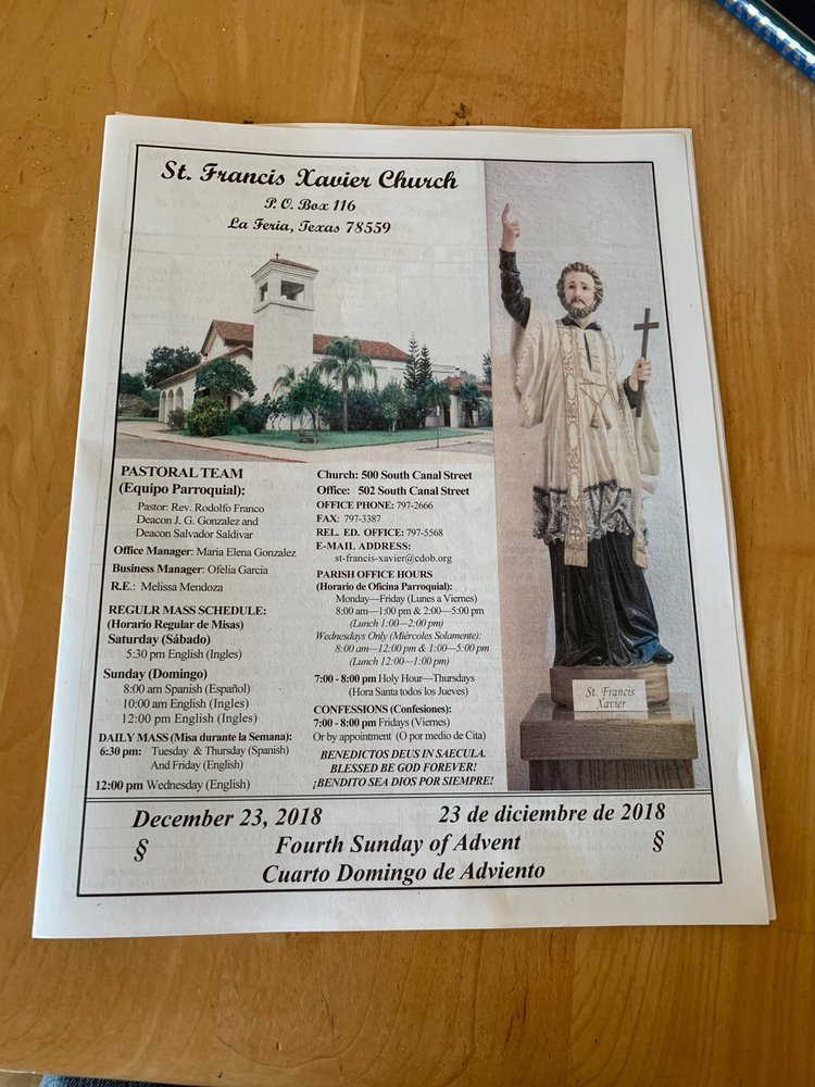 ST FRANCIS XAVIER CHURCH Churches 213 W Magnolia, La Feria, TX