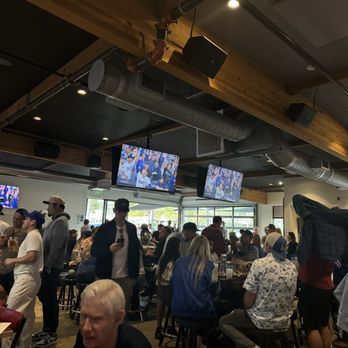The Slice & Pint - View of the restaurant during sporting event - Pizza Near Me - Redondo Beach, California The Slice & Pint - View of the restaurant during sporting event - Pizza Near Me - Redondo Beach, California