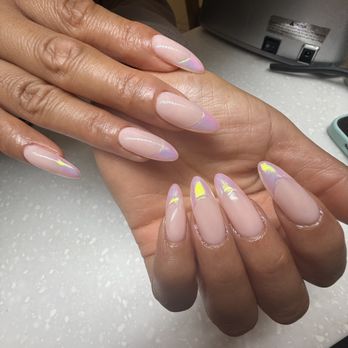 7 Sisters Nail Spa - Pink and chrome! - Nail Salons Near Me - San Mateo, California