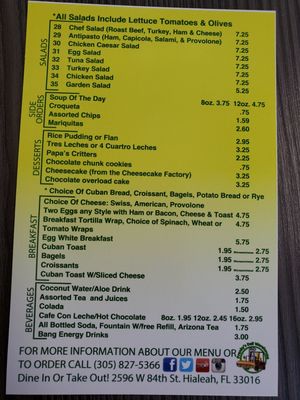 Menu photo 6 Franky's Deli Warehouse Hialeah, FL