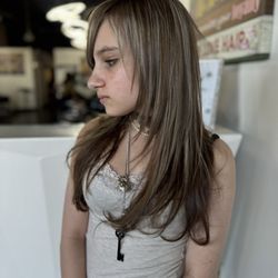 Last Chance Salon - Highlights and wolf cut