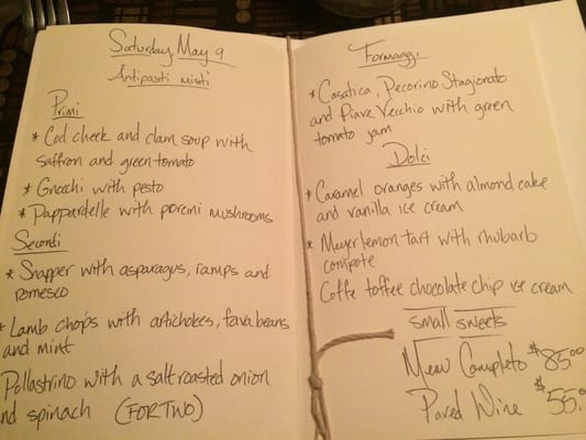 Menu photo 7 Obelisk Washington, DC, DC Menu photo 7 Obelisk Washington, DC, DC