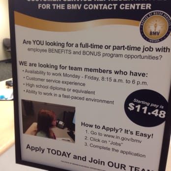 BMV - Now Hiring - Departments of Motor Vehicles Near Me - Danville, Indiana