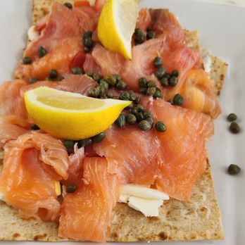 Survey Cafe - Salmon flatbread - Southern Near Me - Bonita Springs, Florida Survey Cafe - Salmon flatbread - Southern Near Me - Bonita Springs, Florida