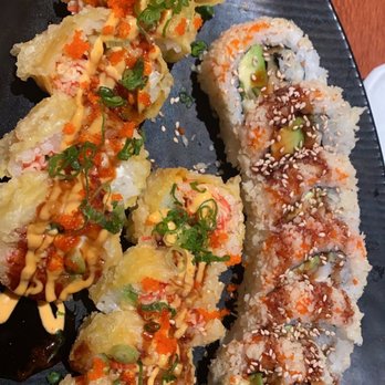 Banzai Sushi - Banzai roll and 59. Six Pieces Captain Crunchy Roll - Sushi Bars Near Me - Denver, Colorado