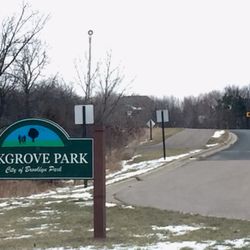 Oak Grove Park - The road to the parking lot