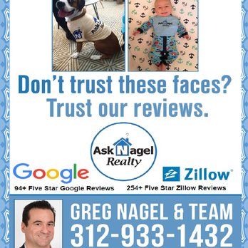 Ask Nagel Realty - We are extremely proud of our reviews as we have been able to hit home runs for so many people that put their trust in us! - Real Estate Agents Near Me - Chicago, Illinois