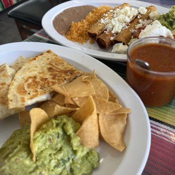 Tamales Veracruz  - carnitas quesadilla + beef, potato, & chicken taquitos - Mexican Near Me - Los Angeles, California