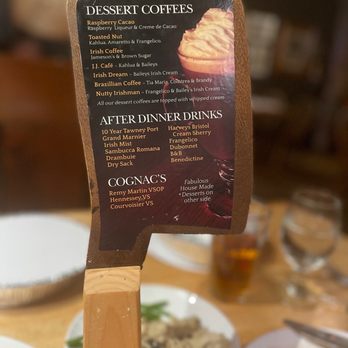 Butcher Block - Dessert alcohol coffee drinks. - Steakhouses Near Me - Plattsburgh, New York