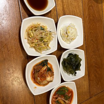 Bogle Bogle Tofu & Noodle - Side dishes and sauce for the pancake - Korean Near Me - Johns Creek, Georgia Bogle Bogle Tofu & Noodle - Side dishes and sauce for the pancake - Korean Near Me - Johns Creek, Georgia