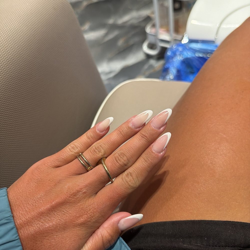 Angel Nails Sarasota - French manicure and nail shape done by Jordan - Nail Salons Near Me - Sarasota, Florida Angel Nails Sarasota - French manicure and nail shape done by Jordan - Nail Salons Near Me - Sarasota, Florida