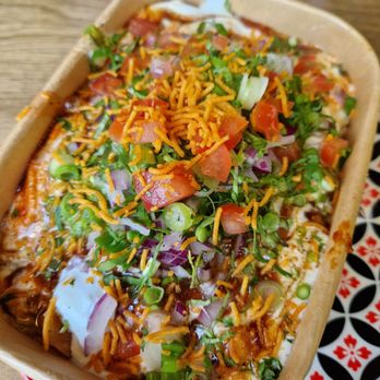 Bombay Delicatessan - Samosa chaat - Indian Near Me - Nottingham, NGM Bombay Delicatessan - Samosa chaat - Indian Near Me - Nottingham, NGM