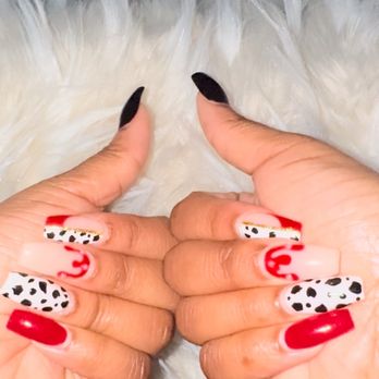 Mega Nail - Cruella De Ville Nails - Nail Salons Near Me - Statesville, North Carolina
