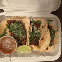 Seasoned Ground Beef Taco  Very good!
