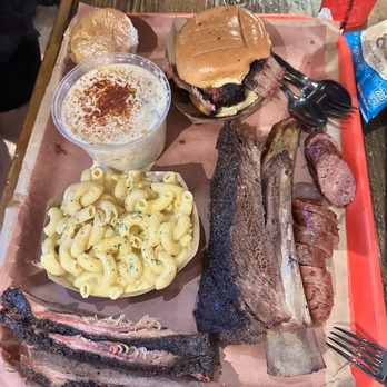 Terry Black's Barbecue - Brisket, beef rib, sausage, Mac and cheese, creamed corn - Barbeque Near Me - Austin, Texas Terry Black's Barbecue - Brisket, beef rib, sausage, Mac and cheese, creamed corn - Barbeque Near Me - Austin, Texas