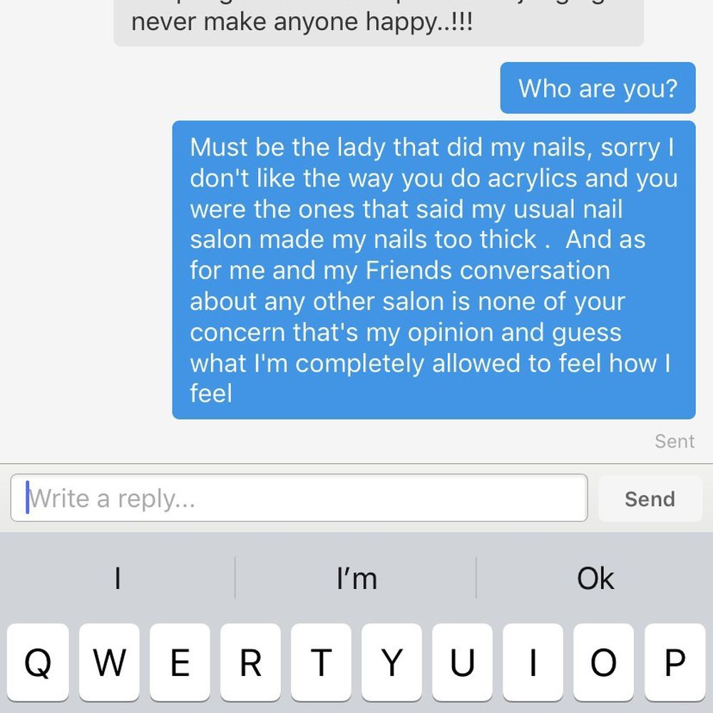 Galaxy Nails & Spa - After my review she had the nerve to message me - Nail Salons Near Me - Lacey, Washington Galaxy Nails & Spa - After my review she had the nerve to message me - Nail Salons Near Me - Lacey, Washington