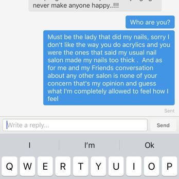 Galaxy Nails & Spa - After my review she had the nerve to message me - Nail Salons Near Me - Lacey, Washington Galaxy Nails & Spa - After my review she had the nerve to message me - Nail Salons Near Me - Lacey, Washington