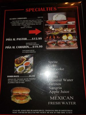 Menu photo 7 La Ilusion Al Carbon Tacoma, WA