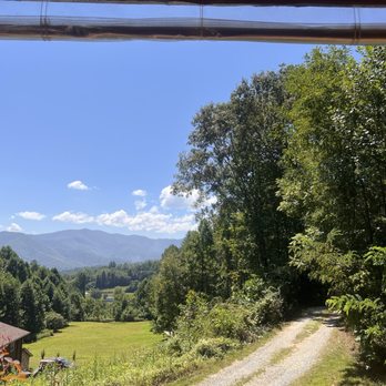 Deep Creek Winery - View from winery porch - Wine Tasting Room Near Me - Bryson City, North Carolina Deep Creek Winery - View from winery porch - Wine Tasting Room Near Me - Bryson City, North Carolina