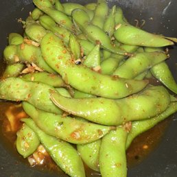 8'22 - Edamame - spicy garlic, I'd stick with the salted 8'22 - Edamame - spicy garlic, I'd stick with the salted
