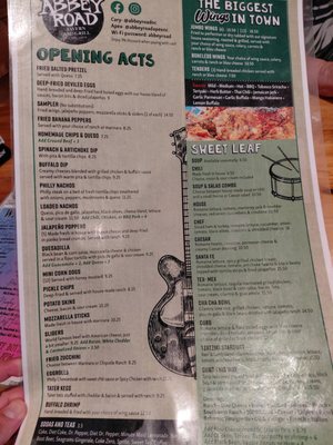 Menu photo 1 Abbey Road Tavern & Grill Cary, NC Menu photo 1 Abbey Road Tavern & Grill Cary, NC