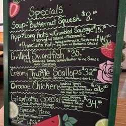 Aldini's Restaurant - Specials board, although we ate more casual fare this visit.