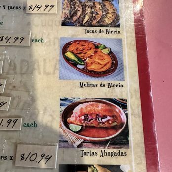 Estilo Jalisco - Menu - Mexican Near Me - Omaha, Nebraska