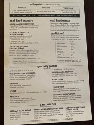 Menu photo 5 Anthony's Coal Fired Pizza & Wings Boca Raton, FL Menu photo 5 Anthony's Coal Fired Pizza & Wings Boca Raton, FL