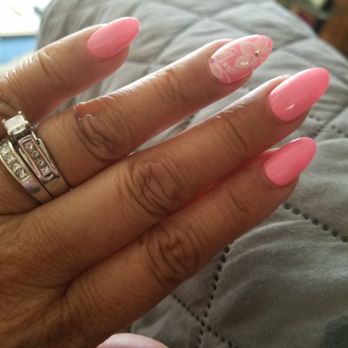 Serenity Nail & Spa - My nails done by Daisy. I wanted to see more of her design, but she put this which was find. I did wanted white but more stones. - Nail Salons Near Me - La Mesa, California Serenity Nail & Spa - My nails done by Daisy. I wanted to see more of her design, but she put this which was find. I did wanted white but more stones. - Nail Salons Near Me - La Mesa, California