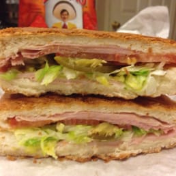 Torta with ham. Torta with ham.
