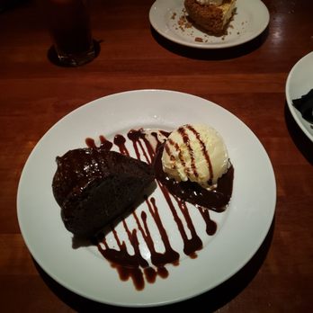 J. Alexander's - Chocolate cake with vanilla ice cream - New American Near Me - Baton Rouge, Louisiana
