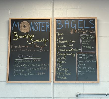 Menu photo 1 Monster Bagels Camden, SC