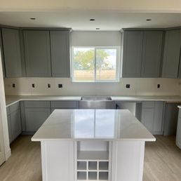 Countertops and Island