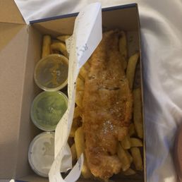 Haddock and chips Haddock and chips