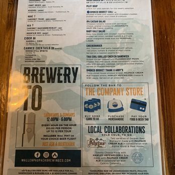 Wallenpaupack Brewing Company - Menu - Breweries Near Me - Hawley, Pennsylvania Wallenpaupack Brewing Company - Menu - Breweries Near Me - Hawley, Pennsylvania