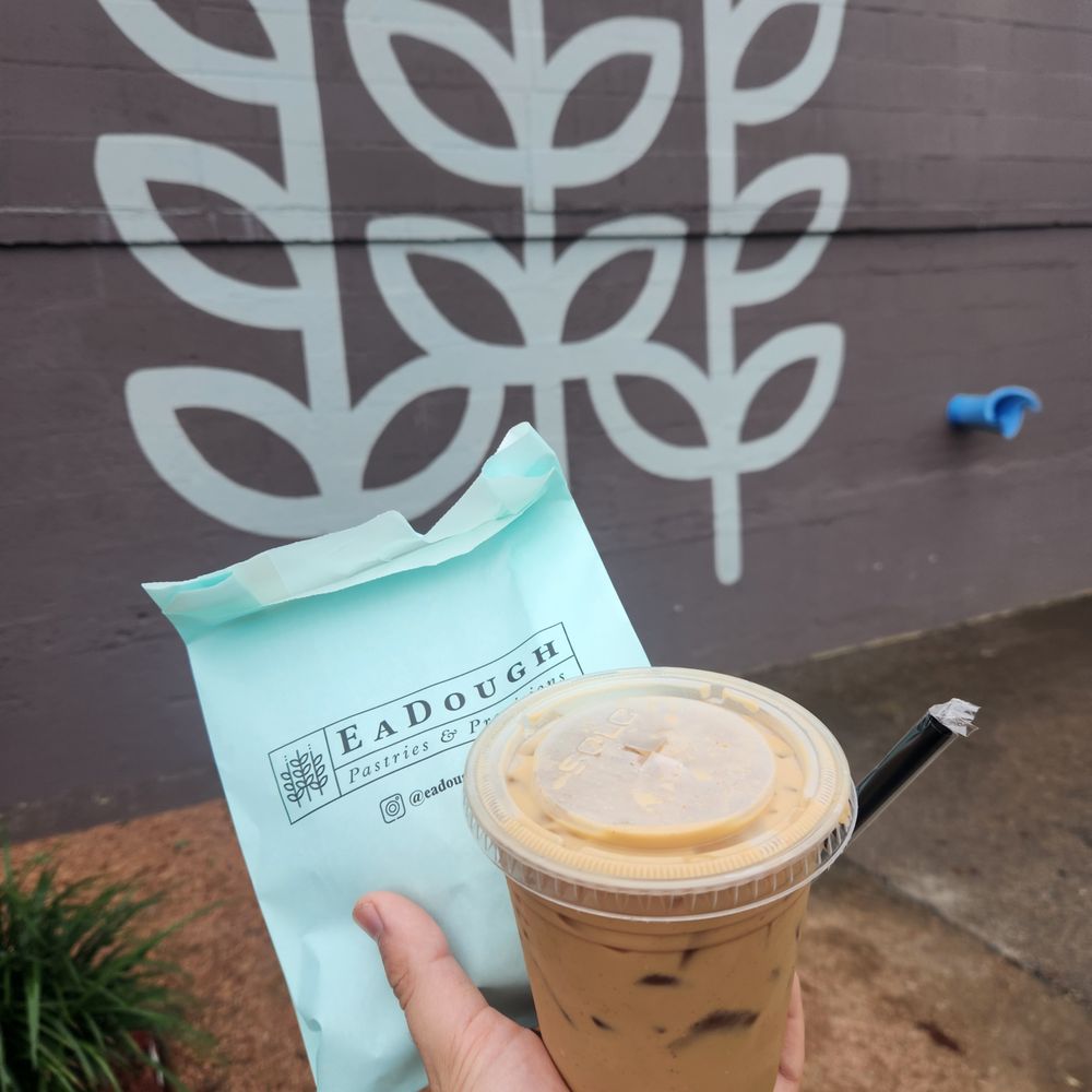 EaDough - Cheddar Rosemary Scone and Fruity Pebbles Latte - Bakeries Near Me - Houston, Texas EaDough - Cheddar Rosemary Scone and Fruity Pebbles Latte - Bakeries Near Me - Houston, Texas