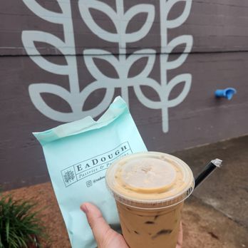 EaDough - Cheddar Rosemary Scone and Fruity Pebbles Latte - Bakeries Near Me - Houston, Texas EaDough - Cheddar Rosemary Scone and Fruity Pebbles Latte - Bakeries Near Me - Houston, Texas