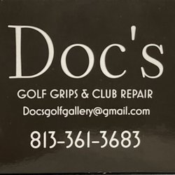 Doc's Golf Gallery - Biz card front