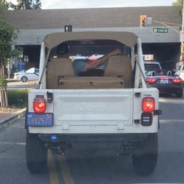 Happy jeep owner leaving the shop! Happy jeep owner leaving the shop!
